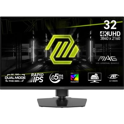 MSI Fekete 31,5" 4K IPS Monitor - 160Hz - HDR400 MSI Fekete 31,5" 4K IPS Monitor - 160Hz - HDR400