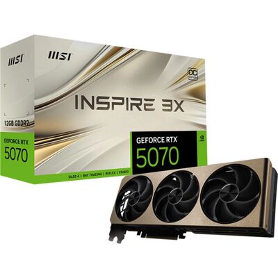 MSI GeForce RTX 5070 12G Inspire 3X OC - Scheda grafica MSI GeForce RTX 5070 12G Inspire 3X OC - Scheda grafica