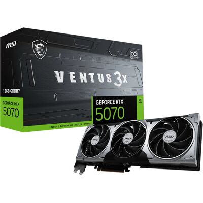 MSI - RTX 5070 - Ventus 3X OC - 12GB - Placa gráfica MSI - RTX 5070 - Ventus 3X OC - 12GB - Placa gráfica