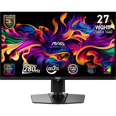 Moniteur MSI MAG 271QP QD-OLED X28 - Quad HD large Moniteur MSI MAG 271QP QD-OLED X28 - Quad HD large