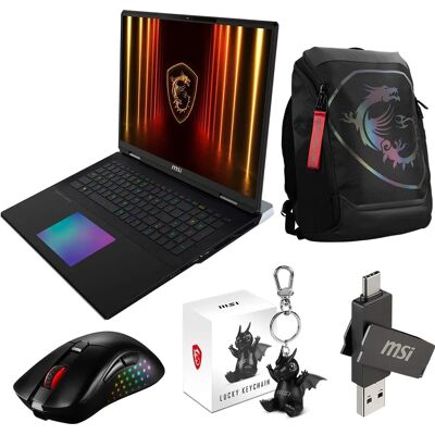 MSI Titan 18 HX AI A2XWIG-245ES - Gaming Laptop - 18" UHD+ - Core Ultra 9 - 64GB RAM - 2TB SSD MSI Titan 18 HX AI A2XWIG-245ES - Gaming Laptop - 18" UHD+ - Core Ultra 9 - 64GB RAM - 2TB SSD