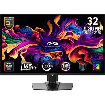 MSI MAG 322UP QD-OLED E16 Monitor - 4K UHD, 165Hz, Schwarz MSI MAG 322UP QD-OLED E16 Monitor - 4K UHD, 165Hz, Schwarz