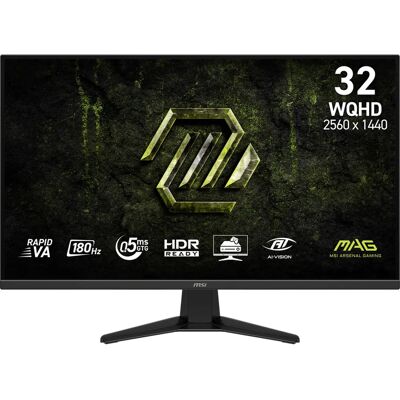 MSI MAG 325QF E18V - 31,5-tuumainen VA-näyttö WQHD LED Musta MSI MAG 325QF E18V - 31,5-tuumainen VA-näyttö WQHD LED Musta
