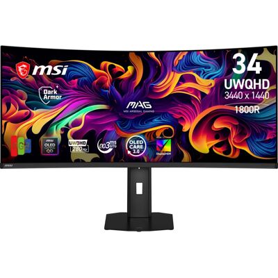MSI - MAG 341CQP QD-OLED X28 - 34in - 280Hz - Monitor MSI - MAG 341CQP QD-OLED X28 - 34in - 280Hz - Monitor