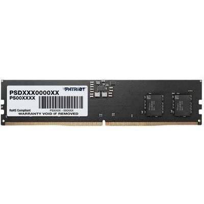 Patriot Memory PSD58G520041 8 Go DDR5 - Module de mémoire - Publicité Patriot Memory PSD58G520041 8 Go DDR5 - Module de mémoire - Publicité