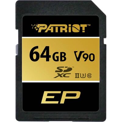 Patriot Memory 64GB UHS-II Klasse 10 MicroSDXC - Speicherkarte Patriot Memory 64GB UHS-II Klasse 10 MicroSDXC - Speicherkarte