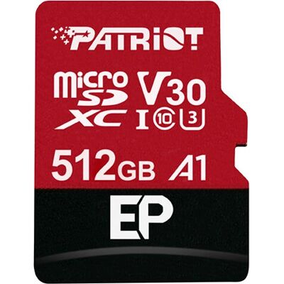 Patriot Memory EP Série 1 TB MicroSDXC Classe 10 - Cartão de memória Patriot Memory EP Série 1 TB MicroSDXC Classe 10 - Cartão de memória