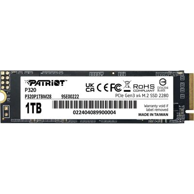 Patriot P320 1TB SSD NVMe - Armazenamento de alto desempenho Patriot P320 1TB SSD NVMe - Armazenamento de alto desempenho