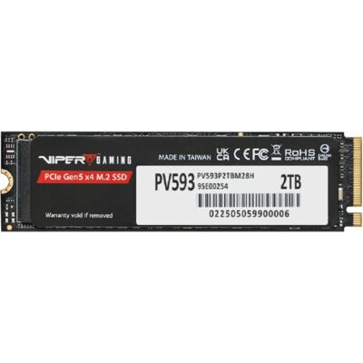 Patriot PV593 SSD NVMe PCIe Gen5 2TB - Publicité Patriot PV593 SSD NVMe PCIe Gen5 2TB - Publicité