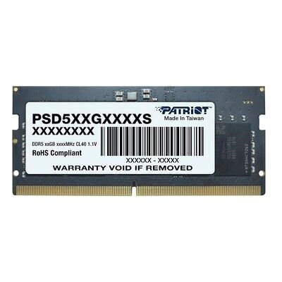 Patriot Memory PSD512G56041S 12 GB DDR5 memória modul - Memória modul Patriot Memory PSD512G56041S 12 GB DDR5 memória modul - Memória modul