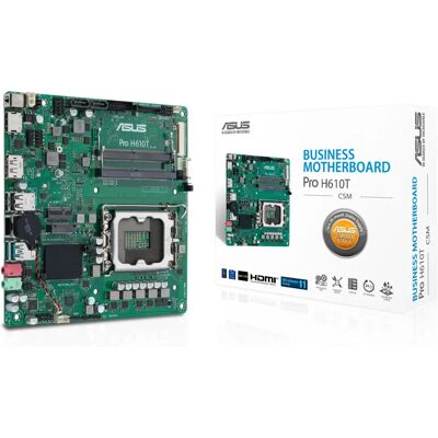 ASUS Pro H610T-CSM Intel H610 Mini ITX Motherboard ASUS Pro H610T-CSM Intel H610 Mini ITX Motherboard