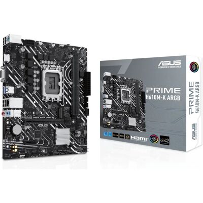 Asus Prime H610M-K Micro-ATX Motherboard - LGA 1700 - Intel H610 Asus Prime H610M-K Micro-ATX Motherboard - LGA 1700 - Intel H610
