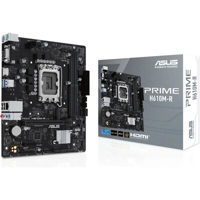 ASUS Prime H610M-R-SI - Placă de bază Micro ATX - Intel H610 - DDR5 - LAN Gigabit ASUS Prime H610M-R-SI - Placă de bază Micro ATX - Intel H610 - DDR5 - LAN Gigabit