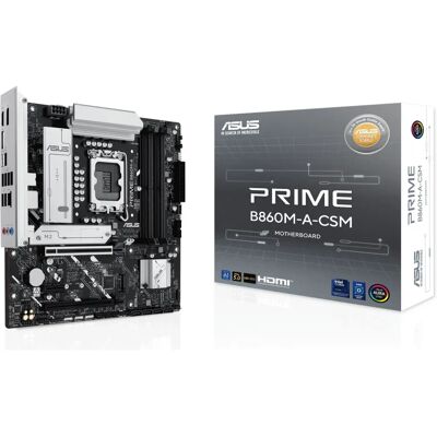 ASUS PRIME B860M-A-CSM - Carte mère - MicroATX - Intel B860 - LGA 1851 ASUS PRIME B860M-A-CSM - Carte mère - MicroATX - Intel B860 - LGA 1851