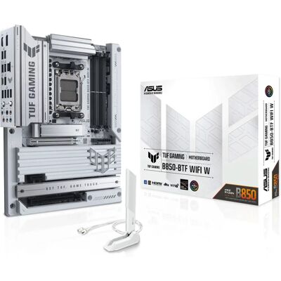 ASUS B850 Motherboard - White - ATX - Socket AM5 ASUS B850 Motherboard - White - ATX - Socket AM5