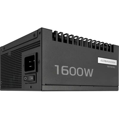 Fonte de alimentação ASUS PRO WS 1600P preta - Power Supply Unit Fonte de alimentação ASUS PRO WS 1600P preta - Power Supply Unit