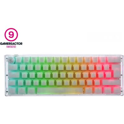 Ducky One 3 Mini Aura White hot-swappable RGB mekaniskt tangentbord - Tangentbord Ducky One 3 Mini Aura White hot-swappable RGB mekaniskt tangentbord - Tangentbord