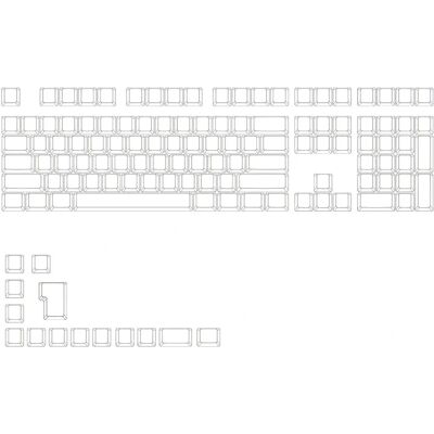 Ducky Weiße MDA 132 Tastenleere Keycaps - Tastenkappen für Gaming-Tastatur Ducky Weiße MDA 132 Tastenleere Keycaps - Tastenkappen für Gaming-Tastatur