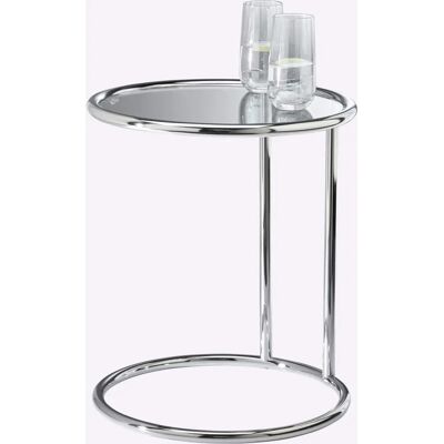HEINE HOME Beistelltisch - Silber - Glas - 45x45x54cm HEINE HOME Beistelltisch - Silber - Glas - 45x45x54cm