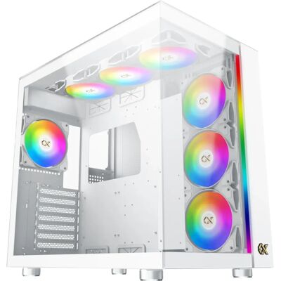 Xigmatek AQUA Ultra Arctic Midi-Tower Computergehäuse Weiß Xigmatek AQUA Ultra Arctic Midi-Tower Computergehäuse Weiß