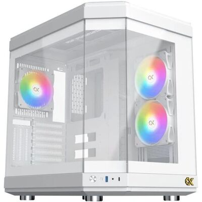 Boîtier PC Xigmatek Cubi E-ATX - Blanc - Publicité Boîtier PC Xigmatek Cubi E-ATX - Blanc - Publicité