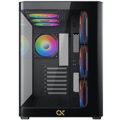 Xigmatek Pano RGB E-ATX Gehäuse mit Glastüren - Media Tower Xigmatek Pano RGB E-ATX Gehäuse mit Glastüren - Media Tower