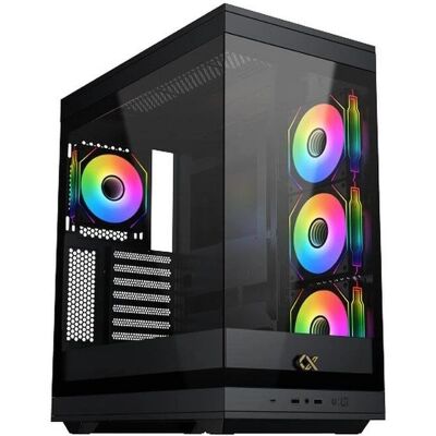 Case PC XIGMATEK META E-ATX - Vetro temperato, ARGB, Nero Case PC XIGMATEK META E-ATX - Vetro temperato, ARGB, Nero