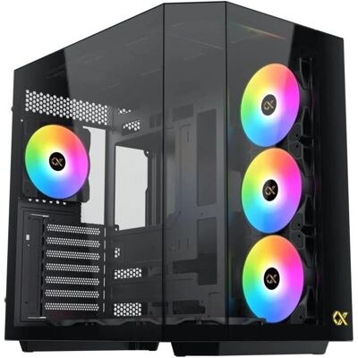 XIGMATEK CUBI II - Boîtier PC E-ATX en Verre Trempé - Noir - Publicité XIGMATEK CUBI II - Boîtier PC E-ATX en Verre Trempé - Noir - Publicité