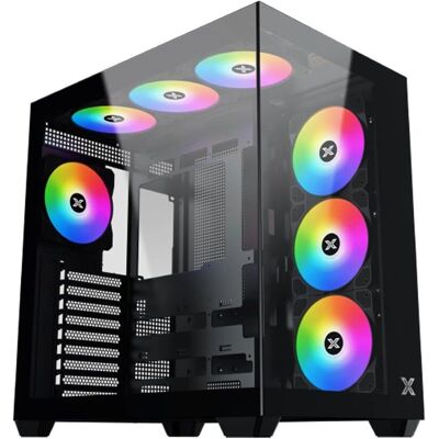 XIGMATEK Aqua V AIR - ATX Cube PC-Gehäuse - Schwarz XIGMATEK Aqua V AIR - ATX Cube PC-Gehäuse - Schwarz