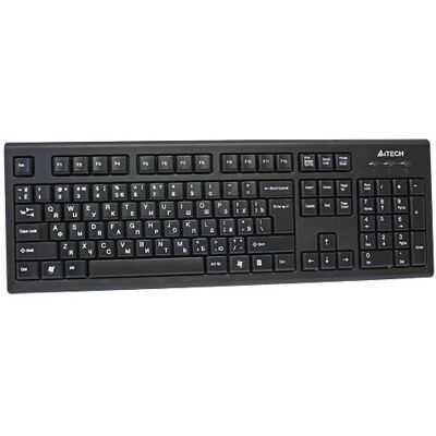 Clavier A4Tech KR-85 Filaire - Noir, Anglais US - Publicité Clavier A4Tech KR-85 Filaire - Noir, Anglais US - Publicité
