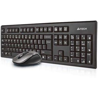 A4Tech 7100N Vezeték nélküli billentyűzet és egér - Fekete A4Tech 7100N Vezeték nélküli billentyűzet és egér - Fekete