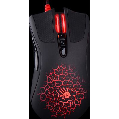 A4Tech Bloody A90 Gaming-Maus - 6200 DPI, Schwarz, USB A4Tech Bloody A90 Gaming-Maus - 6200 DPI, Schwarz, USB