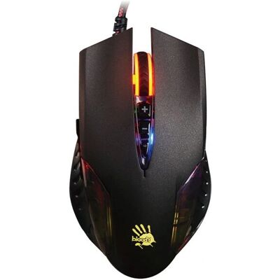 Souris A4Tech Bloody Q50 - Ergonomique RGB 3200 DPI USB - Publicité Souris A4Tech Bloody Q50 - Ergonomique RGB 3200 DPI USB - Publicité