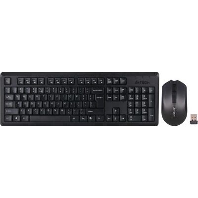 A4Tech 4200N Vezeték nélküli billentyűzet és egér - Iroda USB QWERTY Fekete A4Tech 4200N Vezeték nélküli billentyűzet és egér - Iroda USB QWERTY Fekete