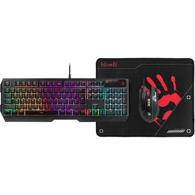 A4TECH B1700 Tastatur-Maus-Set - Schwarz - Gaming A4TECH B1700 Tastatur-Maus-Set - Schwarz - Gaming
