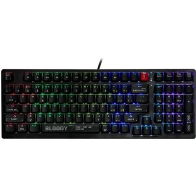 Herní klávesnice RGB Bloody S98 od A4tech Bloody - Mechanická, Černá, USB Herní klávesnice RGB Bloody S98 od A4tech Bloody - Mechanická, Černá, USB