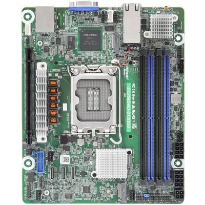 Asrock EC266D4ID-2T/X550 Moderkort - Mini ITX, LGA 1700, Intel C266 Asrock EC266D4ID-2T/X550 Moderkort - Mini ITX, LGA 1700, Intel C266