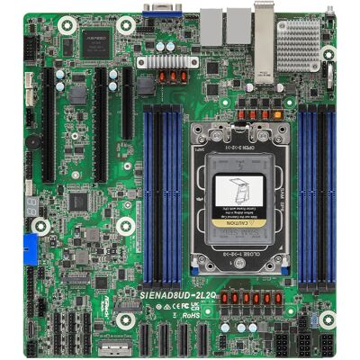 Carte mère ASRock SIENAD8UD-2L2Q - Socket SP6, Micro ATX, AMD EPYC Carte mère ASRock SIENAD8UD-2L2Q - Socket SP6, Micro ATX, AMD EPYC