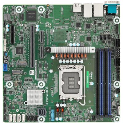 Moderkort Asrock W880D4U - Intel W880 LGA 1851 - DDR5 - Micro ATX - Server RAID Moderkort Asrock W880D4U - Intel W880 LGA 1851 - DDR5 - Micro ATX - Server RAID