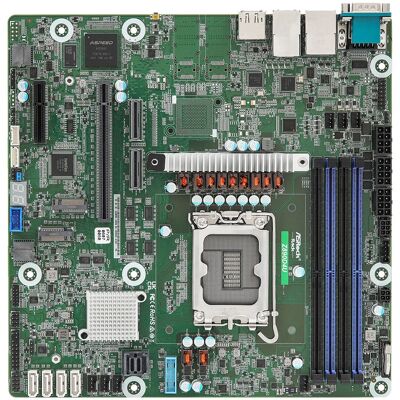Asrock Z890D4U Motherboard - DDR5 - Micro ATX - LGA 1851 - Intel Z890 Asrock Z890D4U Motherboard - DDR5 - Micro ATX - LGA 1851 - Intel Z890