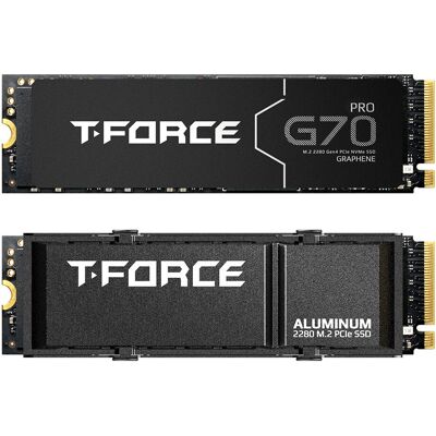 Team Group T-FORCE G70 PRO 1 TB - SSD NVMe PCIe 4.0 pour gaming - Publicité Team Group T-FORCE G70 PRO 1 TB - SSD NVMe PCIe 4.0 pour gaming - Publicité