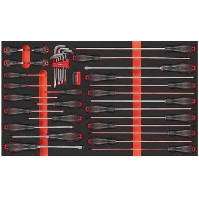 FORCE 2371 Screwdriver Set - Flat, Phillips, Torx Tools FORCE 2371 Screwdriver Set - Flat, Phillips, Torx Tools