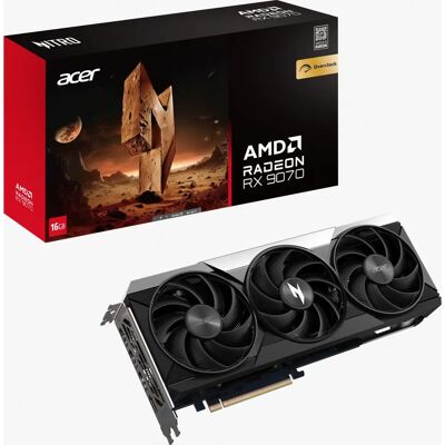 Acer Nitro Radeon RX 9070 OC - High-End Gaming Graphics Card Acer Nitro Radeon RX 9070 OC - High-End Gaming Graphics Card