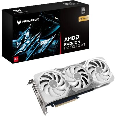 Acer Predator BiFrost Radeon RX 9070 XT OC - 16GB - Carte Graphique Haute Performance - Publicité Acer Predator BiFrost Radeon RX 9070 XT OC - 16GB - Carte Graphique Haute Performance - Publicité