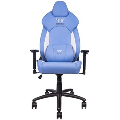Cadeira de jogos Thermaltake GGC-VCO-LWLWDS-01 - Azul, Branco Cadeira de jogos Thermaltake GGC-VCO-LWLWDS-01 - Azul, Branco