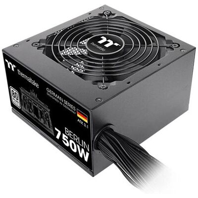 Alimentation Thermaltake Hamburg 750W - ATX 3.1, Noir - Publicité Alimentation Thermaltake Hamburg 750W - ATX 3.1, Noir - Publicité