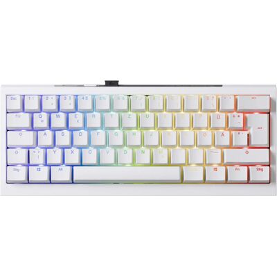 Tastiera Gaming Wireless Ducky One X Mini - Interruttore Induttivo, ISO, Bianco Tastiera Gaming Wireless Ducky One X Mini - Interruttore Induttivo, ISO, Bianco
