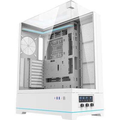 Obudowa PC Darkflash DY450L Biała - ARGB, Hartowane szkło Obudowa PC Darkflash DY450L Biała - ARGB, Hartowane szkło