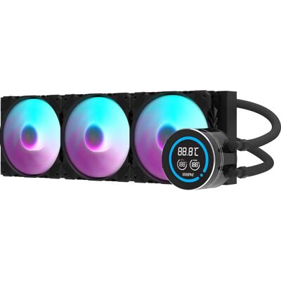 Dissipatore a liquido DarkFlash DN360D nero - 360mm ARGB LCD Dissipatore a liquido DarkFlash DN360D nero - 360mm ARGB LCD