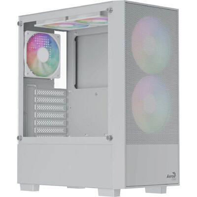 Aerocool B508A Flow ARGB Branco - Gabinete de Computador Aerocool B508A Flow ARGB Branco - Gabinete de Computador